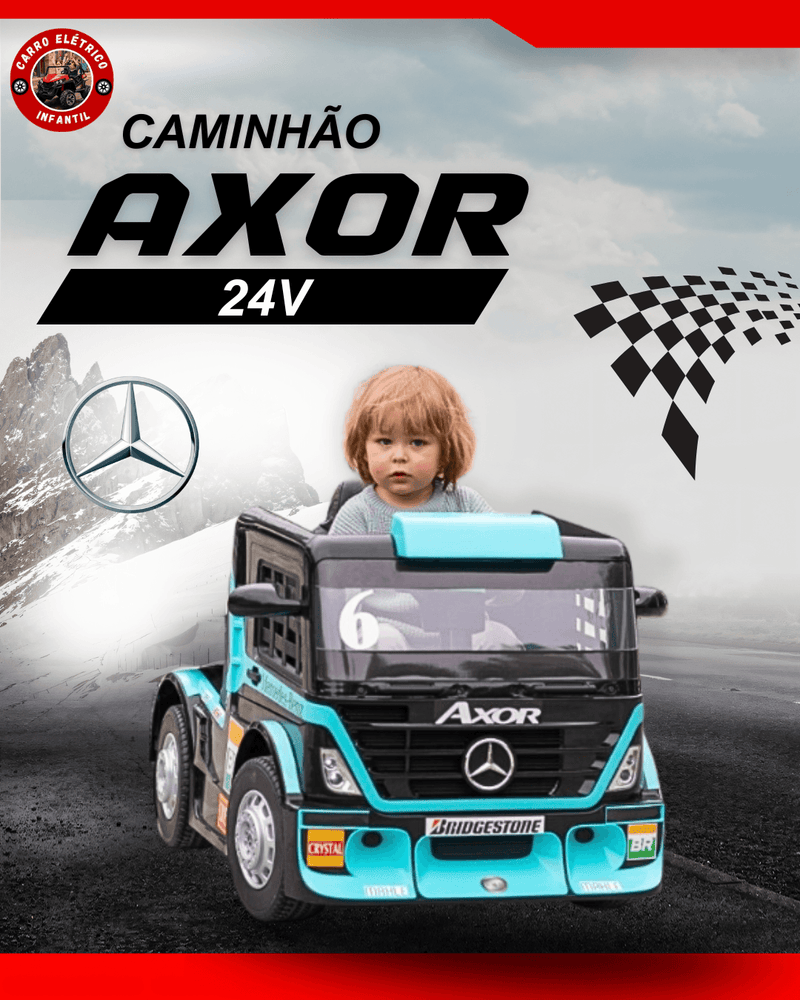 Caminhão Elétrico Infantil 24V AXER