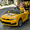 Camaro Elétrico Infantil Amarelo