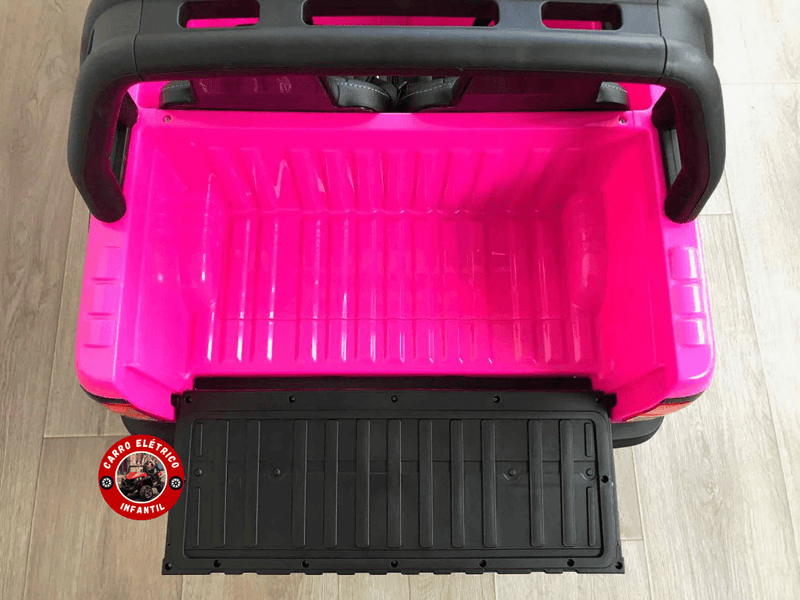 Caminhonete Elétrica Infantil Hilux Rosa