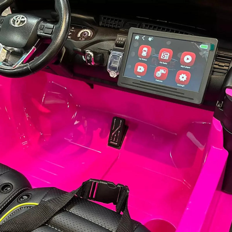 Caminhonete Elétrica Infantil Hilux Rosa
