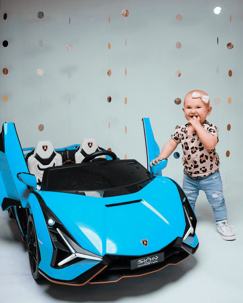Carrinho Elétrico 2 Lugares Lamborghini Sian