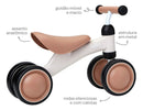 Bicicleta De Equilíbrio 4 Rodas Buba Infantil Sem Pedal