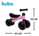 Bicicleta De Equilíbrio 4 Rodas Buba Infantil Sem Pedal