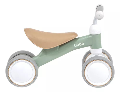 Bicicleta De Equilíbrio 4 Rodas Buba Infantil Sem Pedal