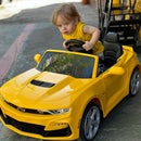 Camaro Elétrico Infantil Amarelo