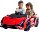 Carrinho 2 lugares Infantil Lamborghini Sián