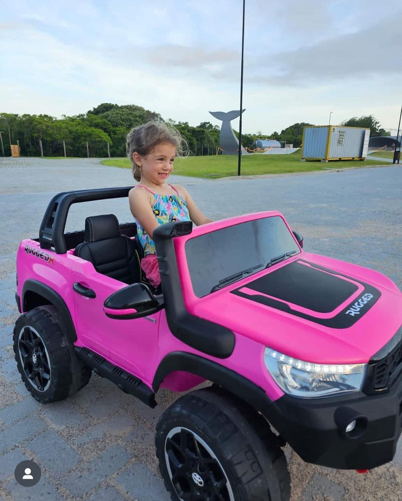 Caminhonete Elétrica Infantil Hilux Rosa