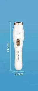 Depilador feminino elétrico recarregável intimo axilas sobrancelha buço 3 em 1 ds11634