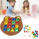 Jogo Tabuleiro Infantil Cores e Formas Geométricas
